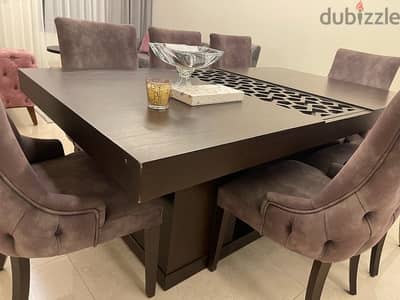 dining table with 6 chairs