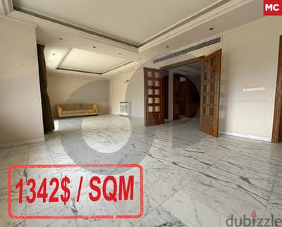 1342$/SQM apartment in Rabieh!/الرابية REF#MC104389