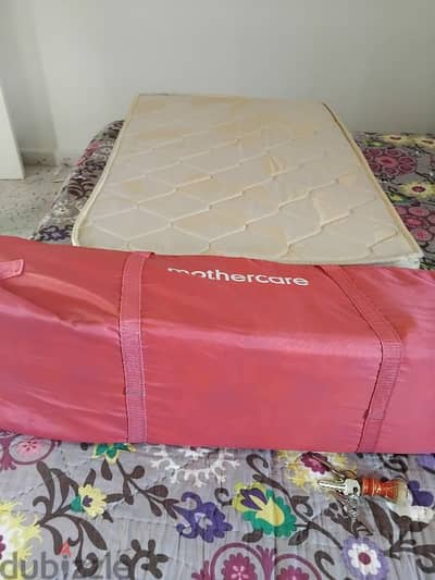 portable bed Mothercare, like new