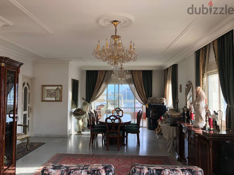 Al Barbara fully furnished apartment open view overlooking zahle #6465 0