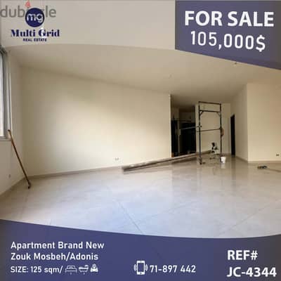 JC-4344 / Apartment for Sale in Zouk Mosbeh , شقة للبيع في زوق مصبح