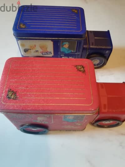 Vintage tin Milky Way - Mars chocolate collectable trucks