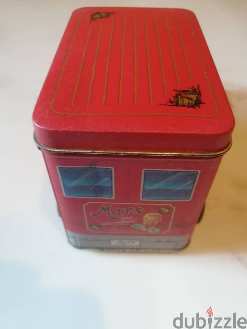 Vintage tin Milky Way - Mars chocolate collectable trucks 8