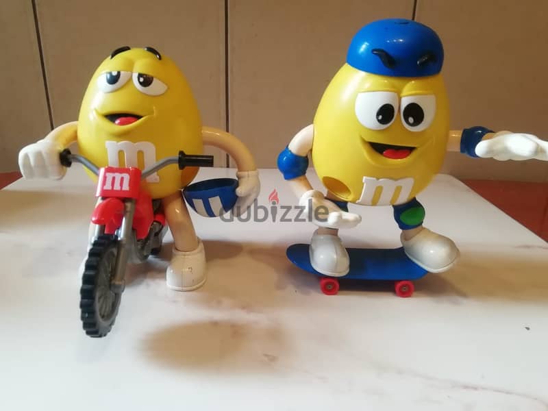 Big collection of M&M collectible dispensers 12