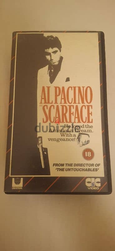 Scarface Original VHS tape.