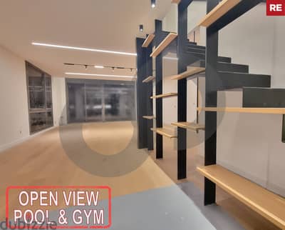 Pool & Gym | Modern Loft | Open View in Achrafieh/اشرفيه REF#RE117043