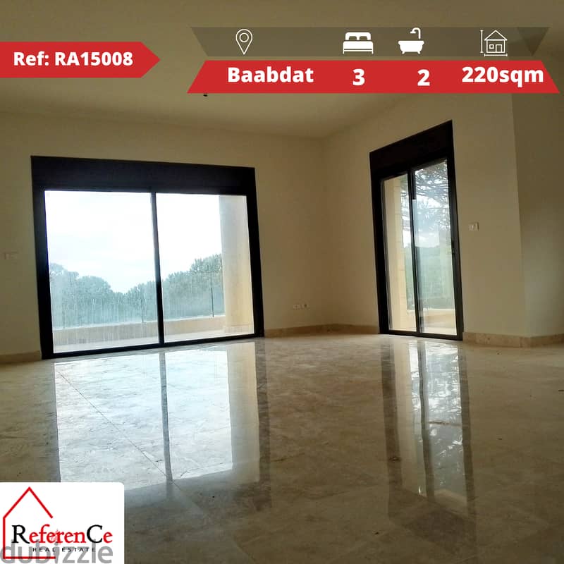 New apartment in Baabdat شقة متوفرة في بعبدات 0