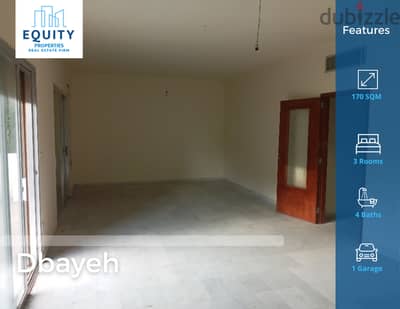 170 SQM Apartment For Sale In Dbayeh شقة للبيع #RT139543