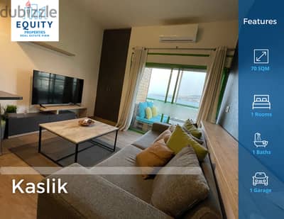 Furnisehd 70 SQM Apartment For Rent In Kaslik شقة للإيجار #RK95277