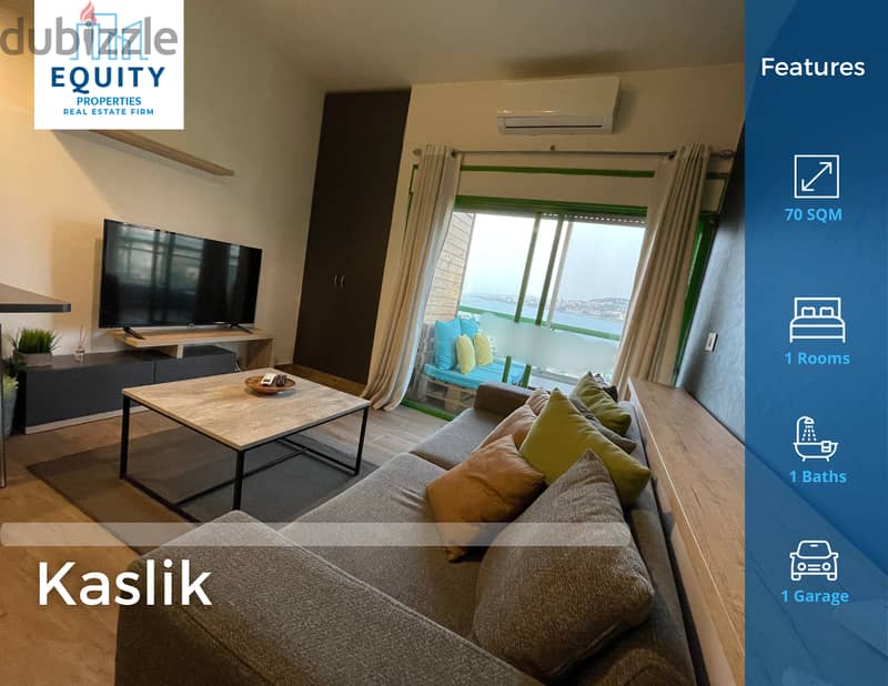 Furnisehd 70 SQM Apartment For Rent In Kaslik شقة للإيجار #RK95277 0