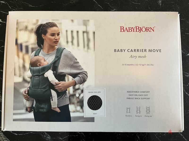 Baby BJörn Kanguru Carrier move  (Airy mesh) 5