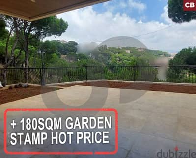 180sqm garden -Hot price- Broumana /برمانا  REF#CB117102