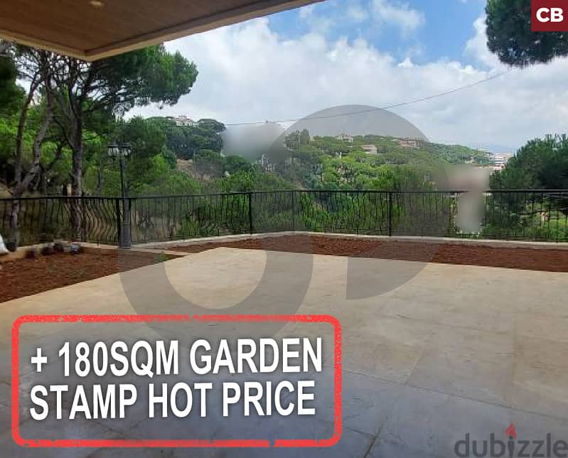 180sqm garden -Hot price- Broumana /برمانا  REF#CB117102 0