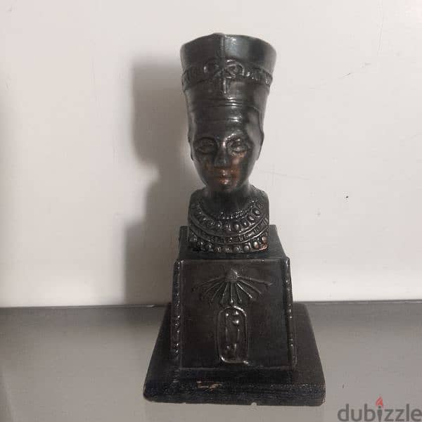 2 Set Old Brass Rose Water Sprinkler/ Nefertiti Figure 1