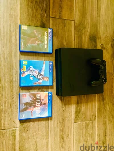 ps4 slim 1TB with 3 games