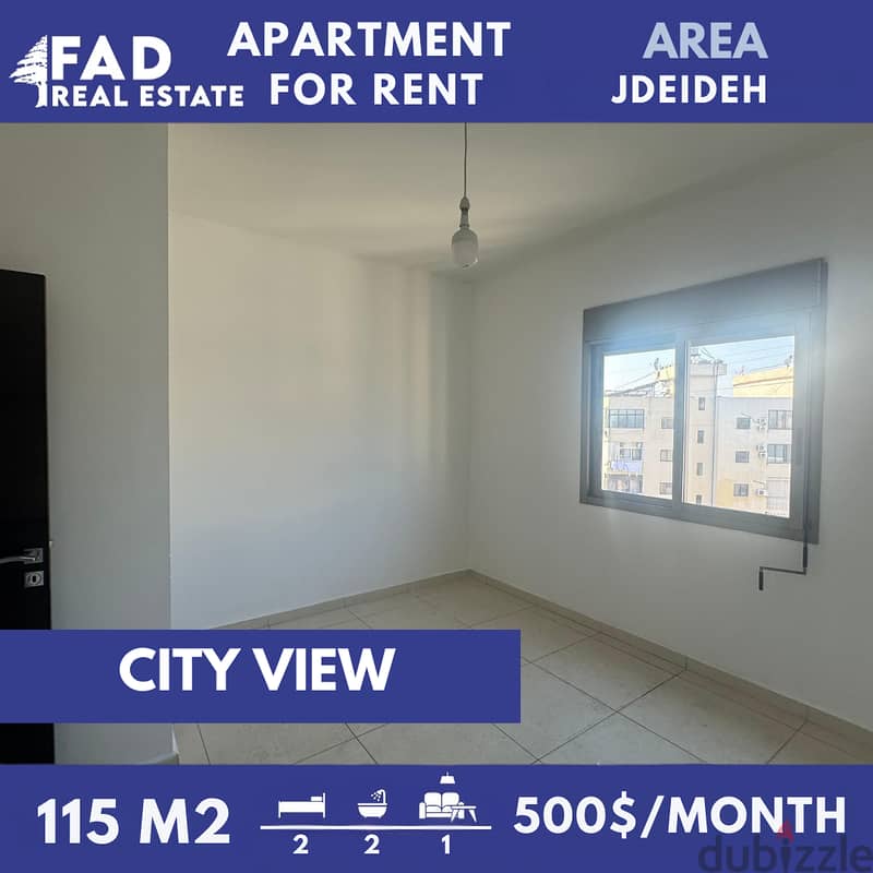 Apartment For Rent in Jdeideh شقة للايجار في الجديدة 0