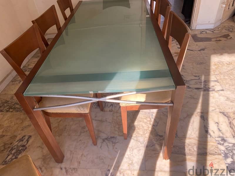 dinning table with 8 chairs 2