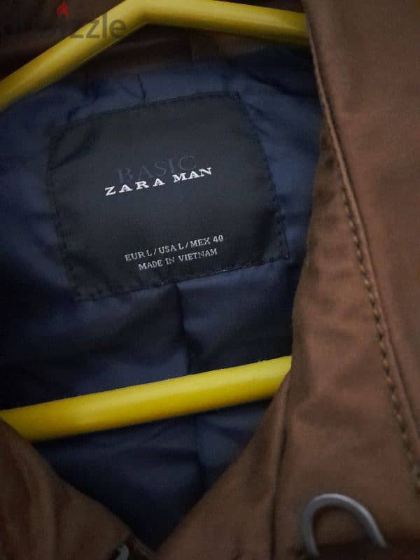 جاكيت zara man  مستعمل  شبه جديد 1