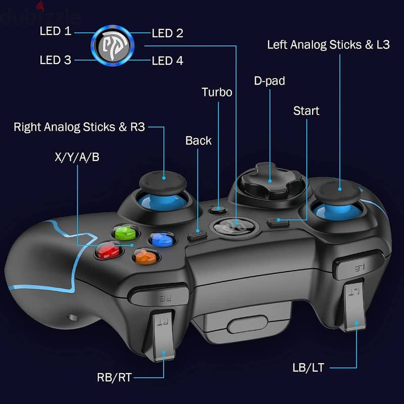 EasySMX 67-0001 Wireless Gamepad Controller 2