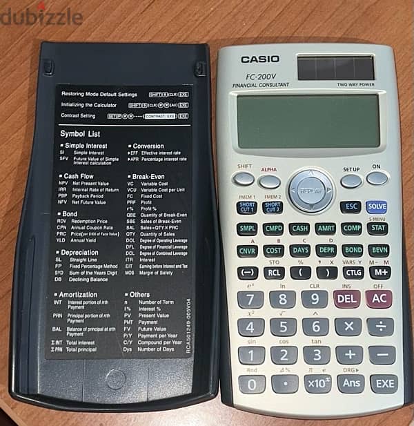 Casio FC-200V Financial Calculator 0