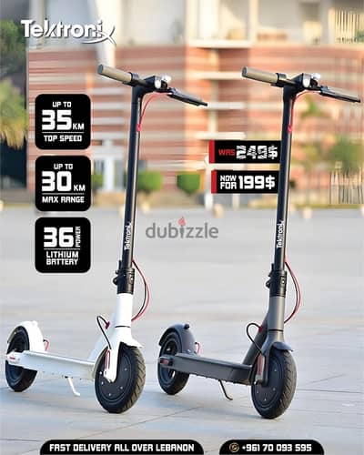 Electric Scooter 35KM/h Fast Speed Foldable 10” Tires for Adults