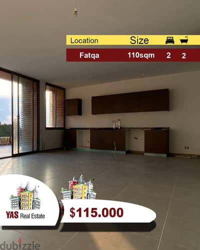 Fatqa 110m2 | Calm Area |  Quiet Street  | View | New | IV |