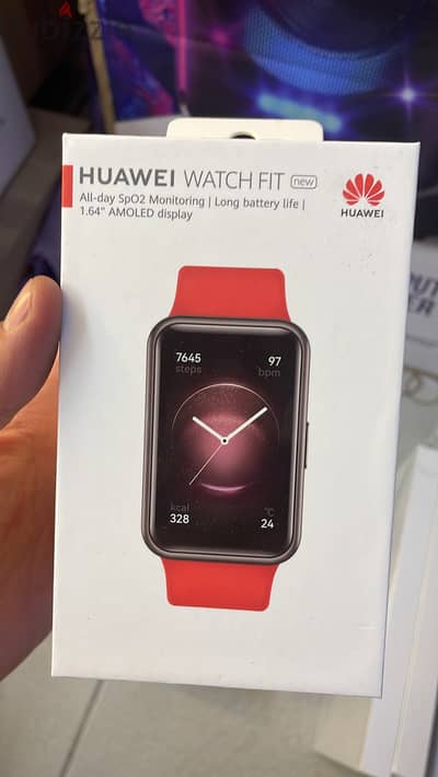 Huawei watch fit new red amazing & best offer