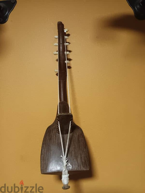 Vintage Agundu arched harp from Uganda 4