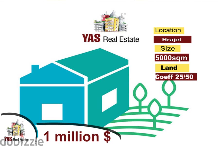 Hrajel 5000m2 | Land | Coeff 25/50 | Unlockable View | AC | 0