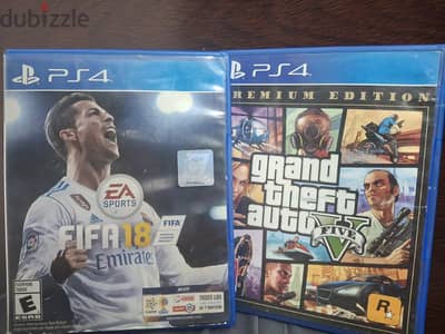 CD FIFA 18 + GTA 5 ( PREMIUM EDITION )