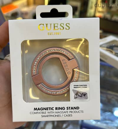 Guess magnetic ring stand pink