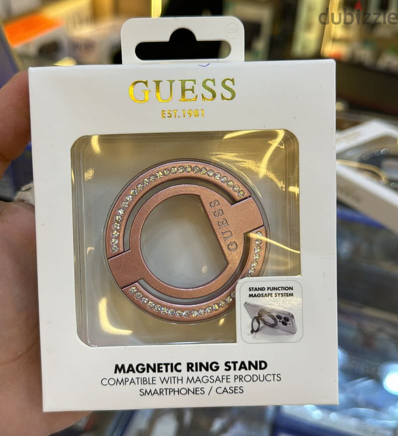 Guess magnetic ring stand pink 0