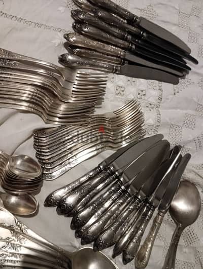 Silver Russian cutlery full set ,excellent condition, barely used