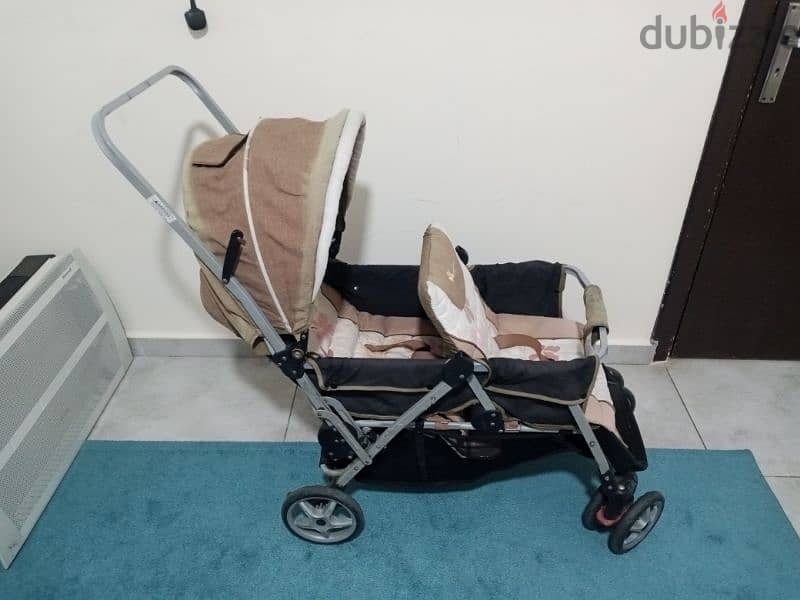 used like new strollers for two babies 0