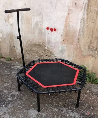 Trampoline with Handle