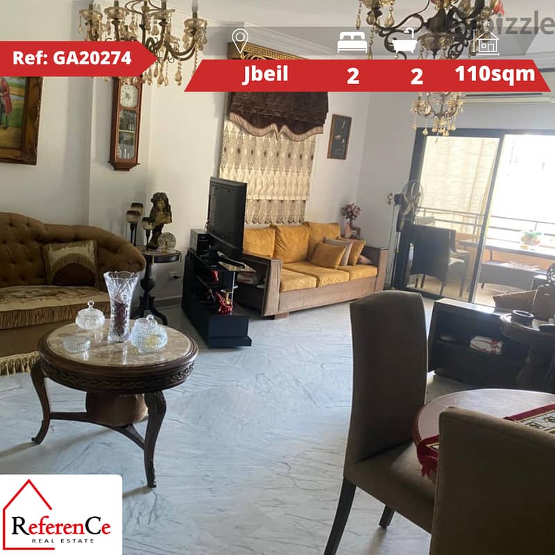 Apartment for sale in Jbeil شقة للبيع في جبيل 0