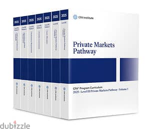 CFA Official 2025 Level 3 Books - Private Markets Pathway