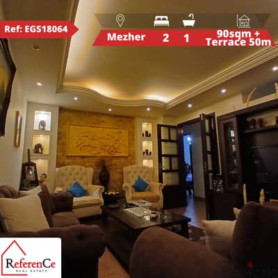 Apartment with Terrace in Mezher شقة مع تراس في مزهر