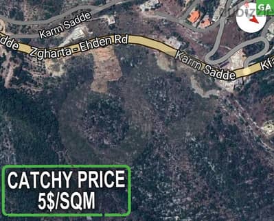 Land for sale in Zgharta-karemsaddeh 27000 sqm REF#GA117143