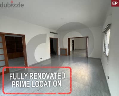 Fully Renovated, Prime Location- Achrafieh/اشرفيه REF#EP117154