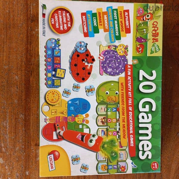 Lisciani Carotina 20 games 3-6 years old - NEVER USED 0