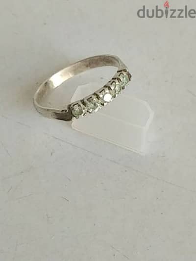 Classy silver ring - Not Negotiable