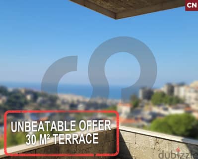 Unbeatable Offer-30 m² terrace- AIN SAADEH/عين سعاده REF#CN117158