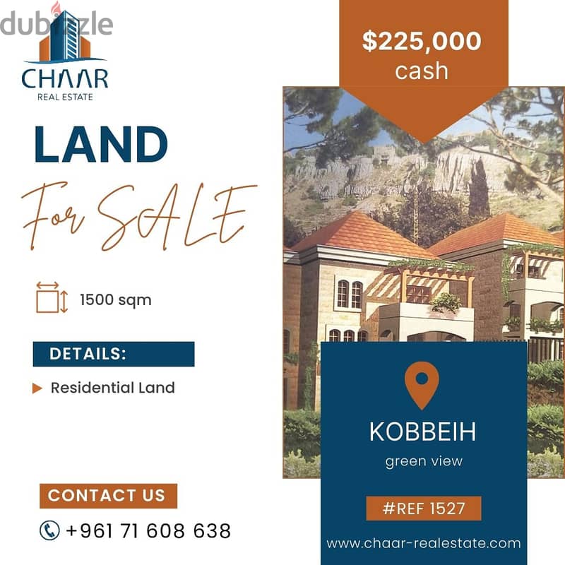 R1527 Residential Land for Sale in Kobbeih 1