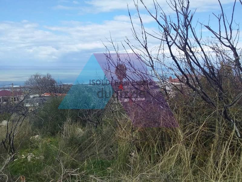 Land+Open Sea View for sale in Mechref - أرض للبيع في المشرف 1