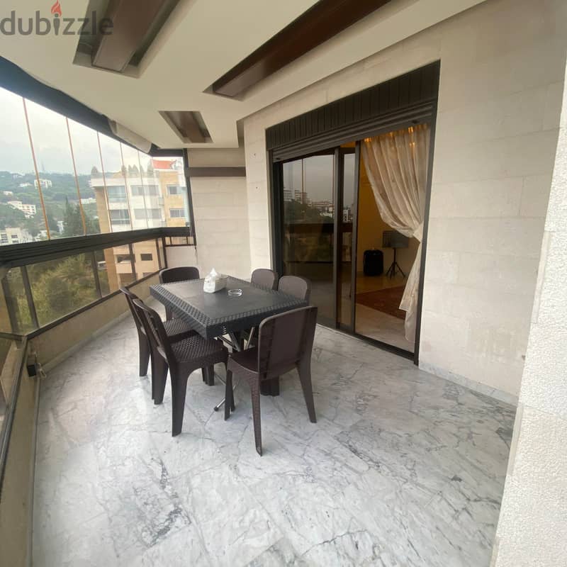 170 SQM Furnished Apartment in Bsalim, Metn with Breathtaking View 0