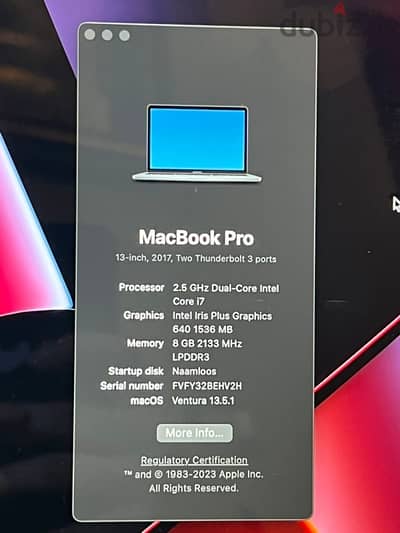 macbook pro 13 inch 2017