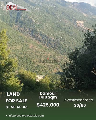 1410 sqm Land for sale in  Damour REF#PM102