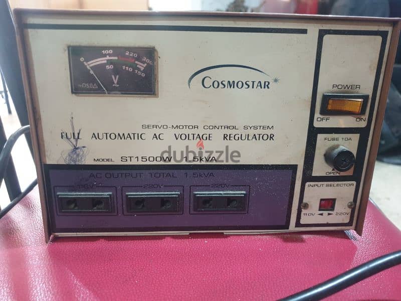 regulator cosmostar 1.5 kva 0