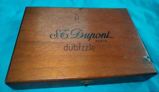 vintage S. T. dupont cigar box